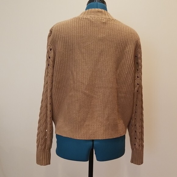 NWT Heartloom Naomi Cardigan- Anthropologie brand, size L, color camel - Picture 10 of 16